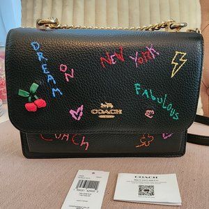 Coach Klare with Diary Embroidery